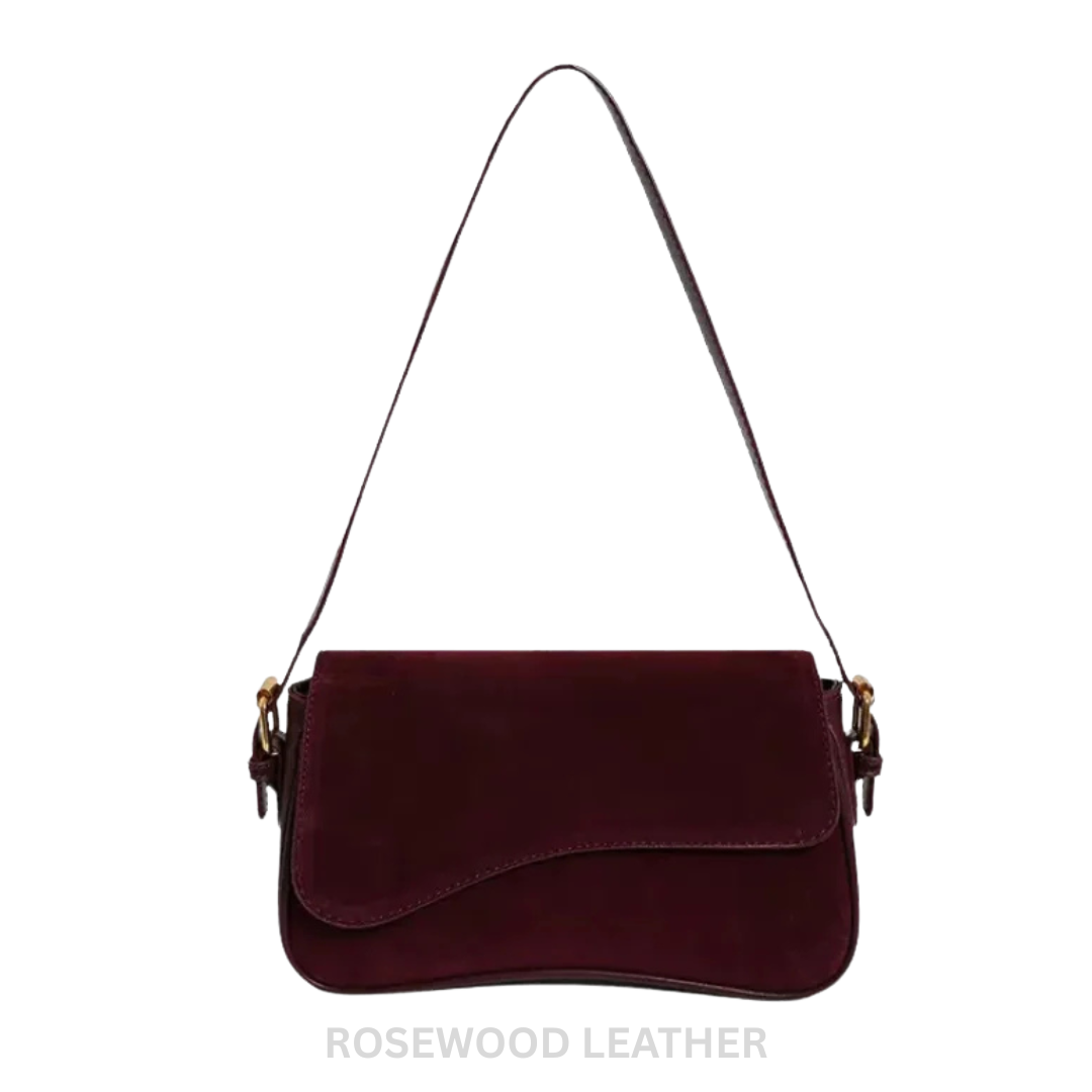 Maria Suede Shoulder Bag.